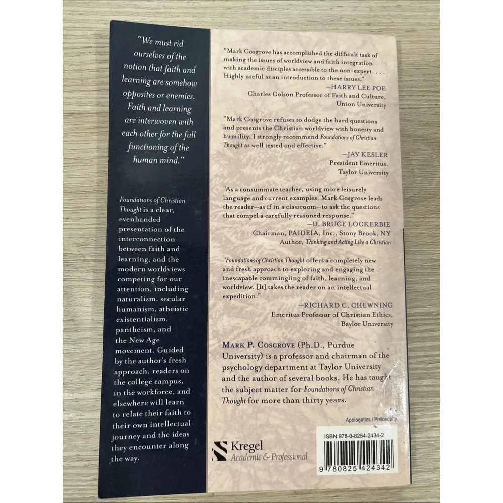 Foundations of Christian Thought : Faith, Learning, and the Christian Worldview